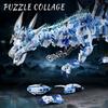 Mechanical Light, Frost, Giant Dragon, Beauty And Handcrafted Building Block Toy Model Ornaments For Boys And Girls