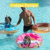 JOYFY 32.5" Donut Pool Float with Glitters 3 Pack Funny Tube Toys for Swimming Pool Party and Donut Party Supplies