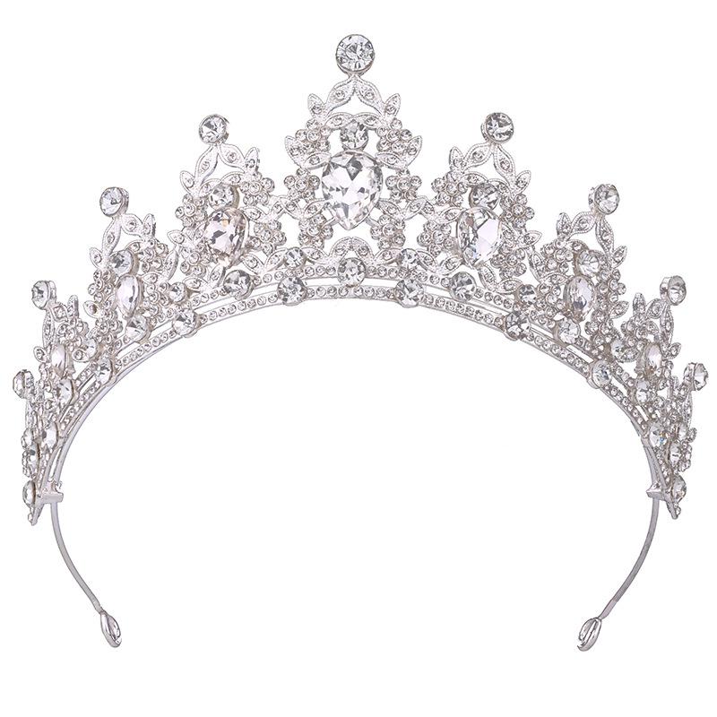Königliche Kristall Barock Königin Krone Stirnband für Braut oder Geburtstag