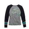 Harley-Davidson Women's Long Sleeve Gray Raglan T-Shirt