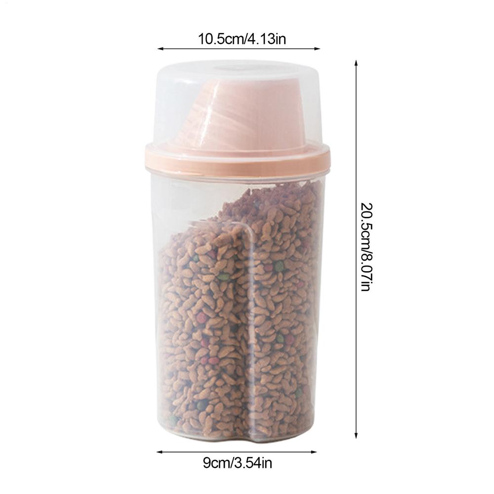 Airtight Food Storage 1000ml Airtight Cat Food Container irtight Container for Pets and Puppies Pet Food Storage Container