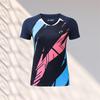 Quick-Dry Badminton Shirt Unisex Short Sleeve Sport Tee Breathable Competition Top Training