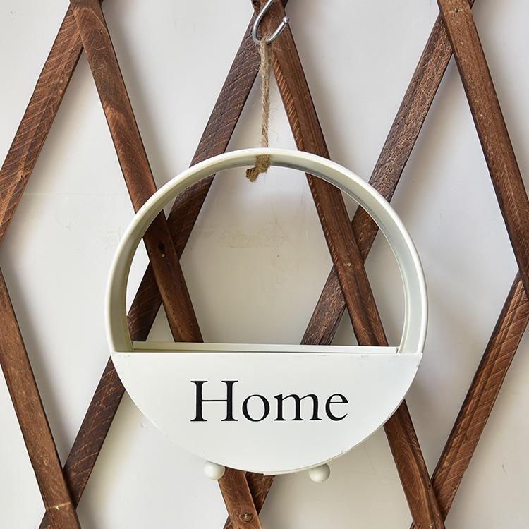 Европейское Железное Искусство Цветочная Корзина Настенный Подвесной Набор для Внутреннего Декора