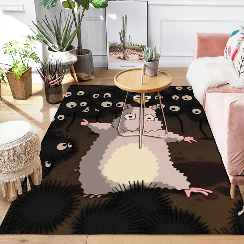 Spirited Away Rug Floor Mat for Living Room or Bedroom Soft and Comfortable Carpet a Gift for Birthday and Holiday.DFDT261018301