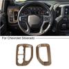 Wood Grain Console Side Air Vent Heating Fan Cover For Chevy Silverado -2025