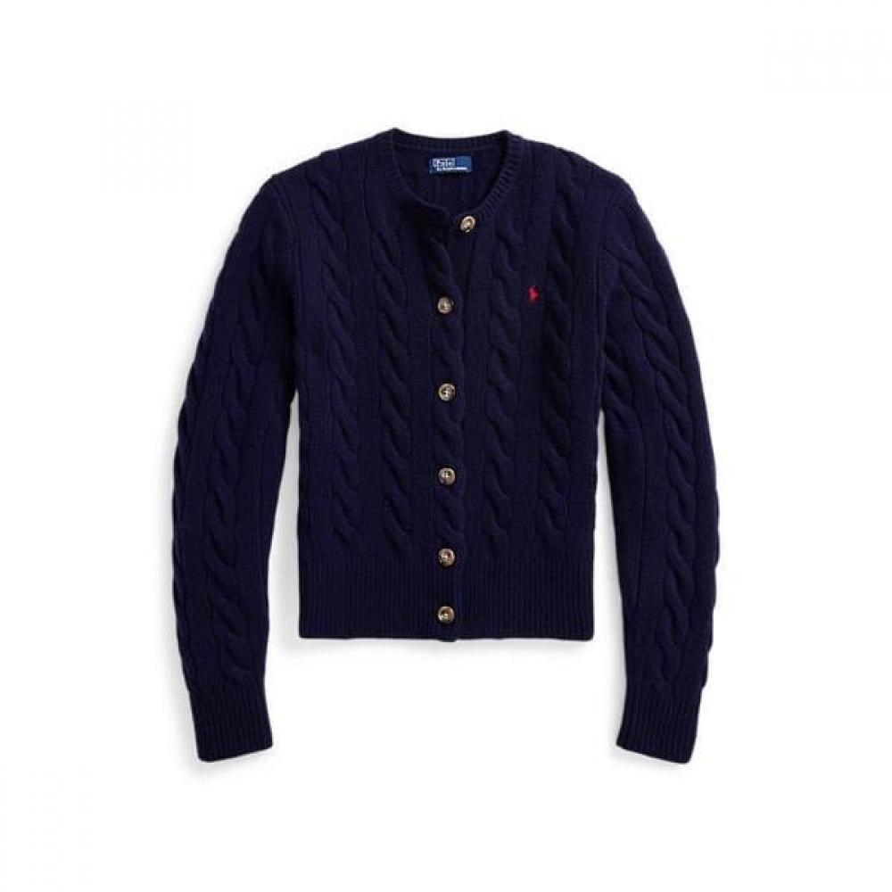 Polo Ralph Lauren Women Cable Knit Wool Cashmere Cardigan  Wmposwendw20294400 