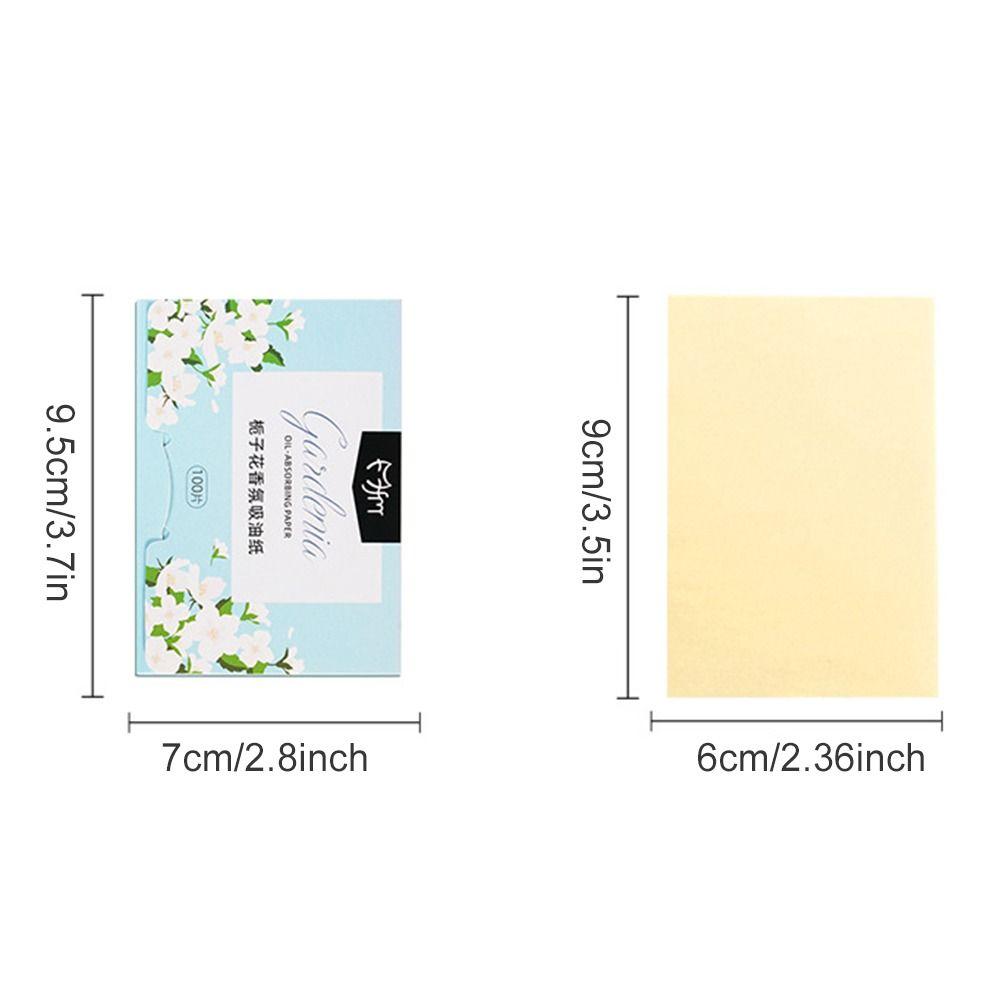 100Pcs Oil Removal Face Oil Blotting Paper Anti-grease Facial Oil Absorbing Paper Summer