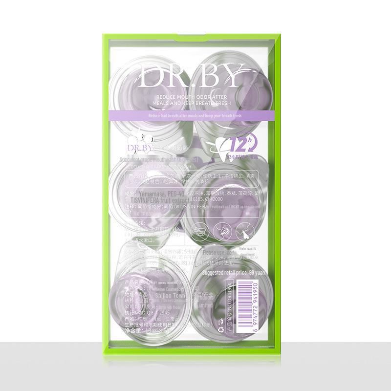 Dr. BY Grape Mouthwash Jelly Pack - Fresh Breath Solution