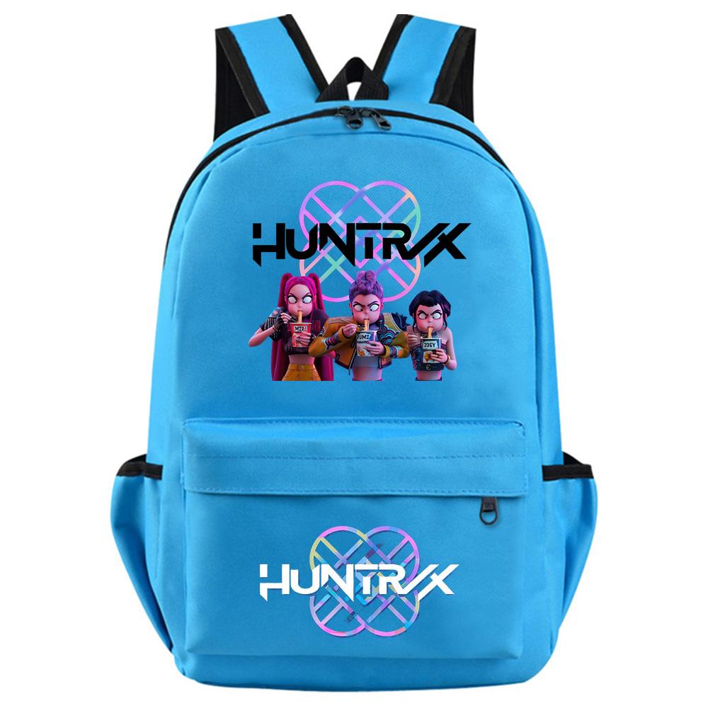 K-Pop Demon Hunters Printed Backpack for Teenager Student Girl Boy Bookbag Schoolbag Women Large Capacity Waterproof Travel Bag Kid Gift Rucksak