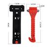 Multifunctional Emergency Car Safety Hammer with Window Breaker and Seatbelt Cutter