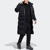 Adidas Outdoor Sports Detachable Vest Long Hooded Down Jacket Winter Unisex Outerwear Black H13853