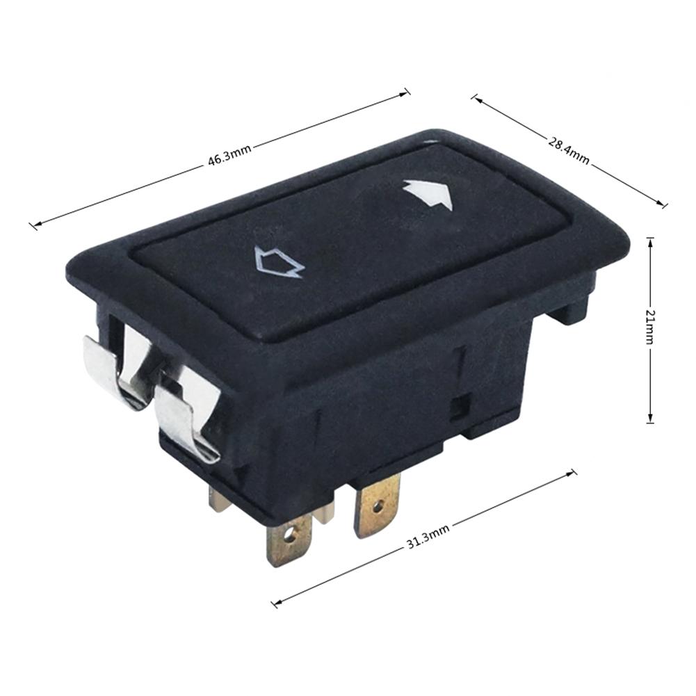 Electric Power Window Switch Button Plastic Electrical Components Black 10A-30A Car Accessories For Cars For TrucksGood Product