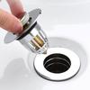 Universal Stopper Sink Strainer Push Down Pop Up Anti Clogging Drain Hair Catcher For Kitchen And Bathroom Drain Cover