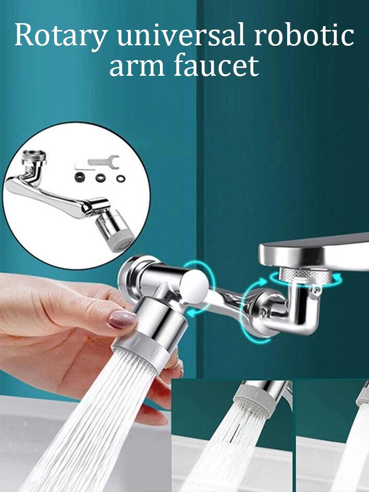 Mechanical arm faucet universal mechanical arm water nozzle rotating basin basin multifunctional rocker arm extension splash pro