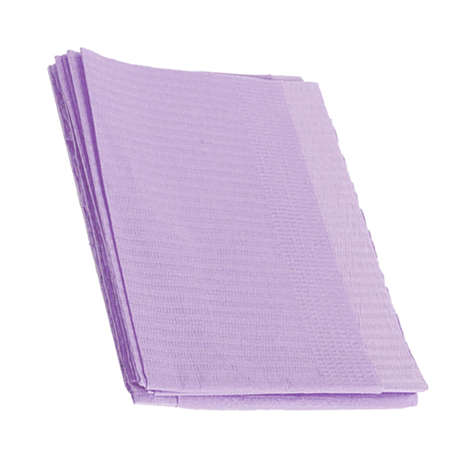 

125 шт. Одноразовые стоматологические нагрудники Непромокаемые Листы для маникюра и красоты Одноразовые стоматологические расходные материалы Фиолетовые фиолетовый