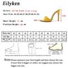 Fashion Eilyken Summer Fashion Stiletto Heels Women Slippers Sandals Banquet Dress Mules Slides Bridesmaid Wedding Shoes