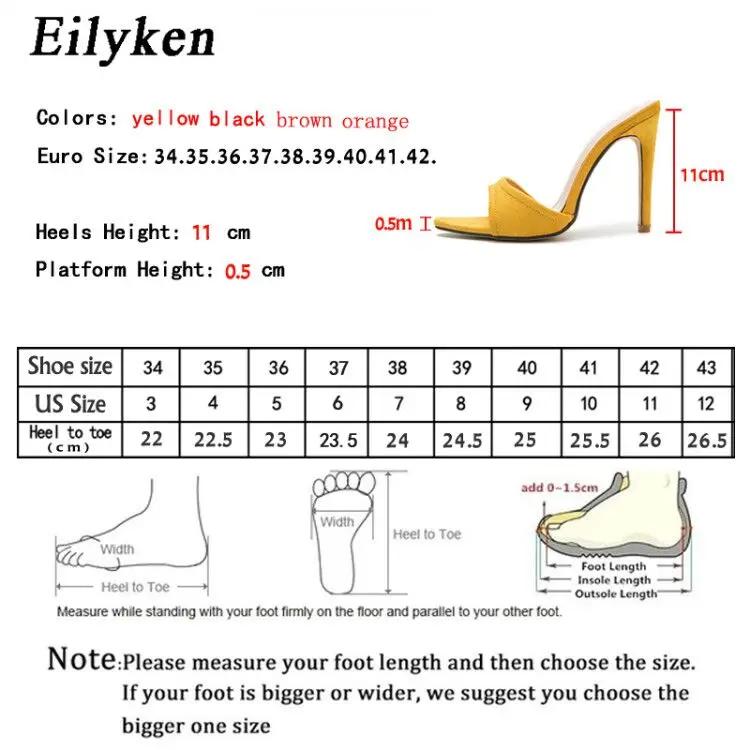 Fashion Eilyken Summer Fashion Stiletto Heels Women Slippers Sandals Banquet Dress Mules Slides Bridesmaid Wedding Shoes