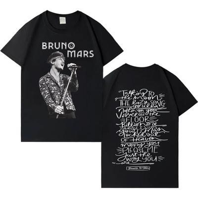 Rapper Bruno Mars Trendy Fashion Tshirt Mens Womens Hot Sale Casual Print Short Sleeve 2026 Summer Harajuku Pop Crewneck Tops