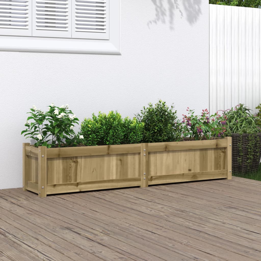 Planting Box 150 X 31 X 31 Cm Pressure Treated Pine Wood