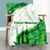 Ethnic Tribal Patterns Customize Text Blanket Gift Customizable Blanket Soft Warm Cozy Great for Office Living Room Chair Bed Four Seasons Universal