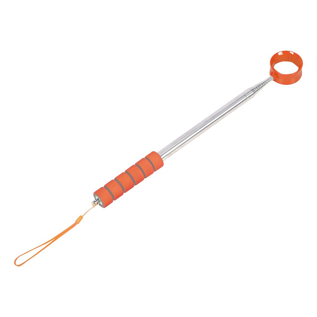 Golf Ball RetrieverTelescopic Stainless Steel Shaft High Durability Double-Sided Ball Picker Upper Grabber Golf Gifts for Golfer