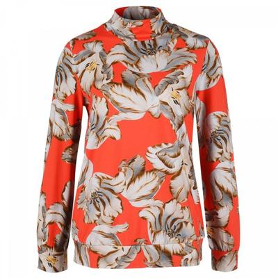 Mock Neck PaTTern T shirT ow9f2Ts019