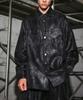 F8KE CHEMICAL CLUB Stitch Detail Shiny Oversized Shirt
