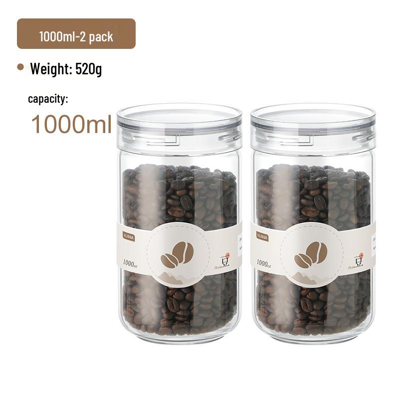 Transparent Glass Tea Storage Can - Moisture-Proof, Sealed Jar for Chrysanthemum & Dried Tangerine Peel