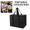 Tin Foil Food Delivery Bag Waterproof Insulated Thermal Cooler Bag Insulated Cooler Cool Bag  Food