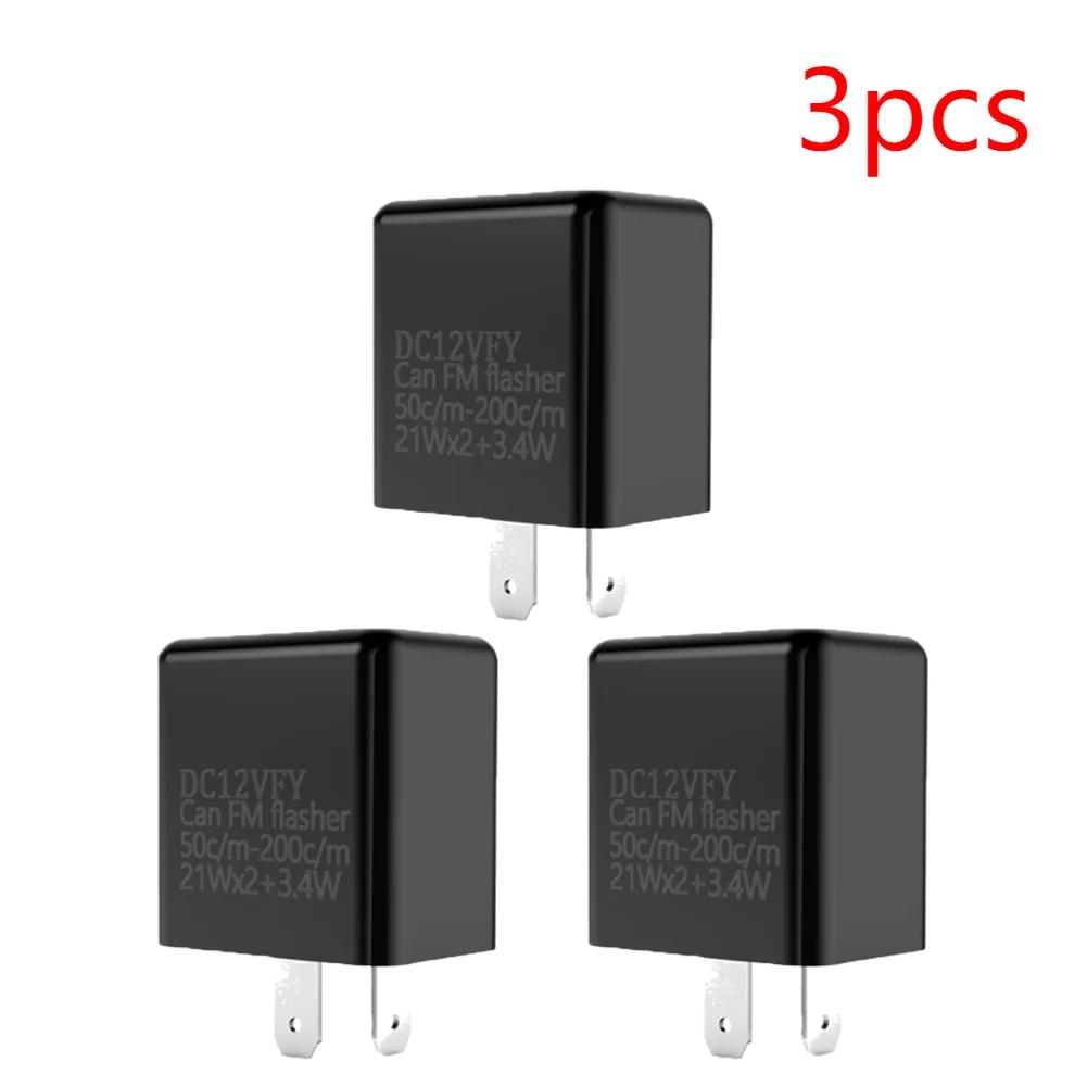 1-5PCS  DV 12V LED Flasher Relay Adjustable Frequency Relay Flasher Turn Signal Indicator Relays For Motorcycle Accessories