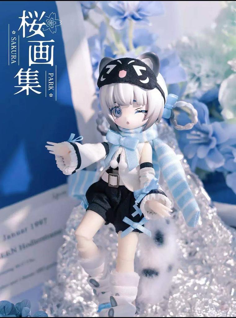 2026 New Sakura Park Start Again Series  1/12 BJD Articulated Figure Doll Cute Desktop Decor Collectible Toy Girls Gift