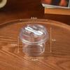 50Pcs Round Yogurt Cups Disposable Party Cups  for Holding Ice Cream Jelly Yogurt and Mousse