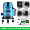 2/3/5 Line Green Light Laser Level High Precision Auto Self Leveling Strong Light Level 360° Horizontal and Vertical Cross Laser Projector 135 * 195mm