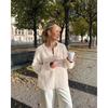 2025 Autumn/Winter New Women's Fashion Street Casual Solid Color Knitted Cardigan Round Neck Long Sleeve Sweater
