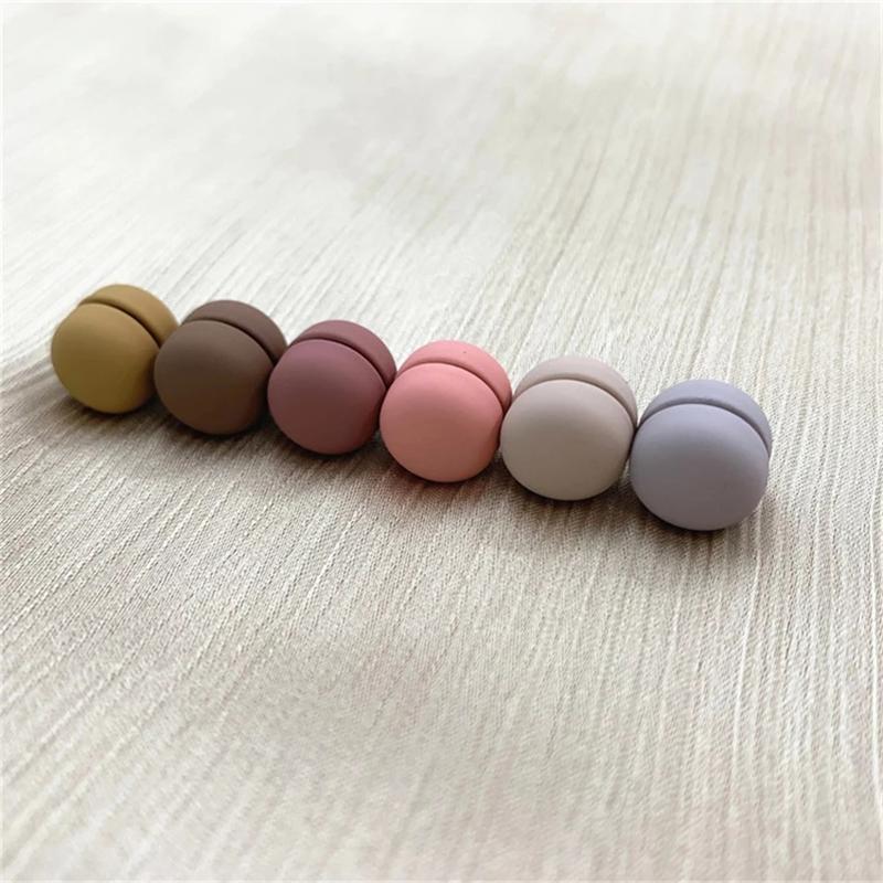 Matte Metall Hijab Schal Magnet Kein Haken Muslimische Frauen Magnetische Hijab Pins Islamische Pinless Sicherheit Kopftuch Broschen Zubehör