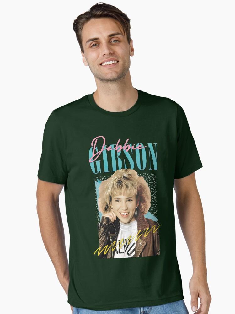 Vanessa Paradis Debbie 80er Jahre Stil Gibson Ästhetik Basic T-Shirt