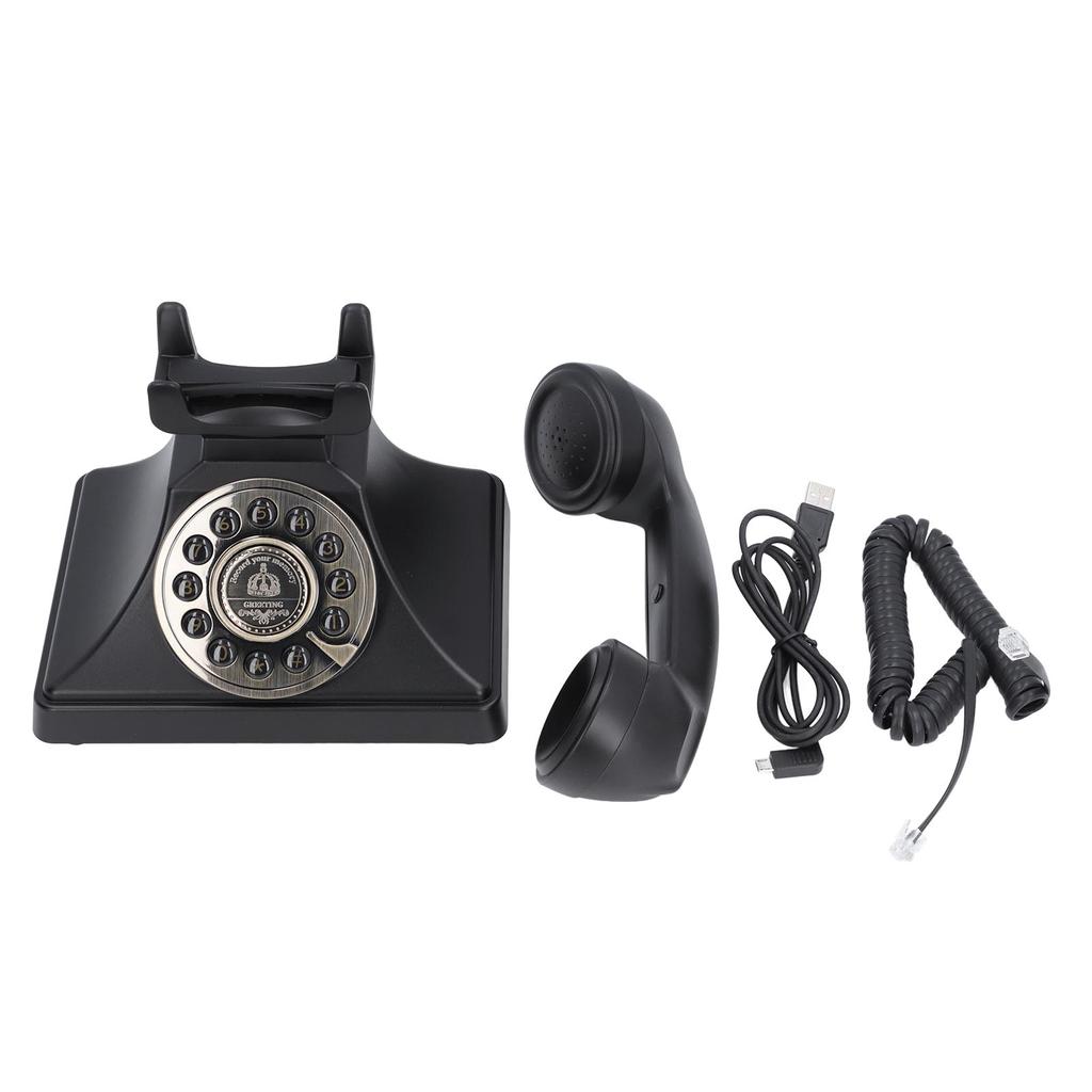 Guest Book Phone Vintage Style Voice Message Recorder Built In 8GB Supports 256GB Memory Guestbook