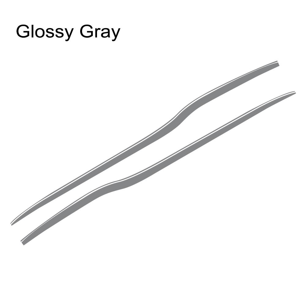 2Pcs Car Side Body Waistline Stickers Racing Stripe Vinyl Film Decals Auto Accessories For Dodge Challenger SRT Hellcat SXT GT