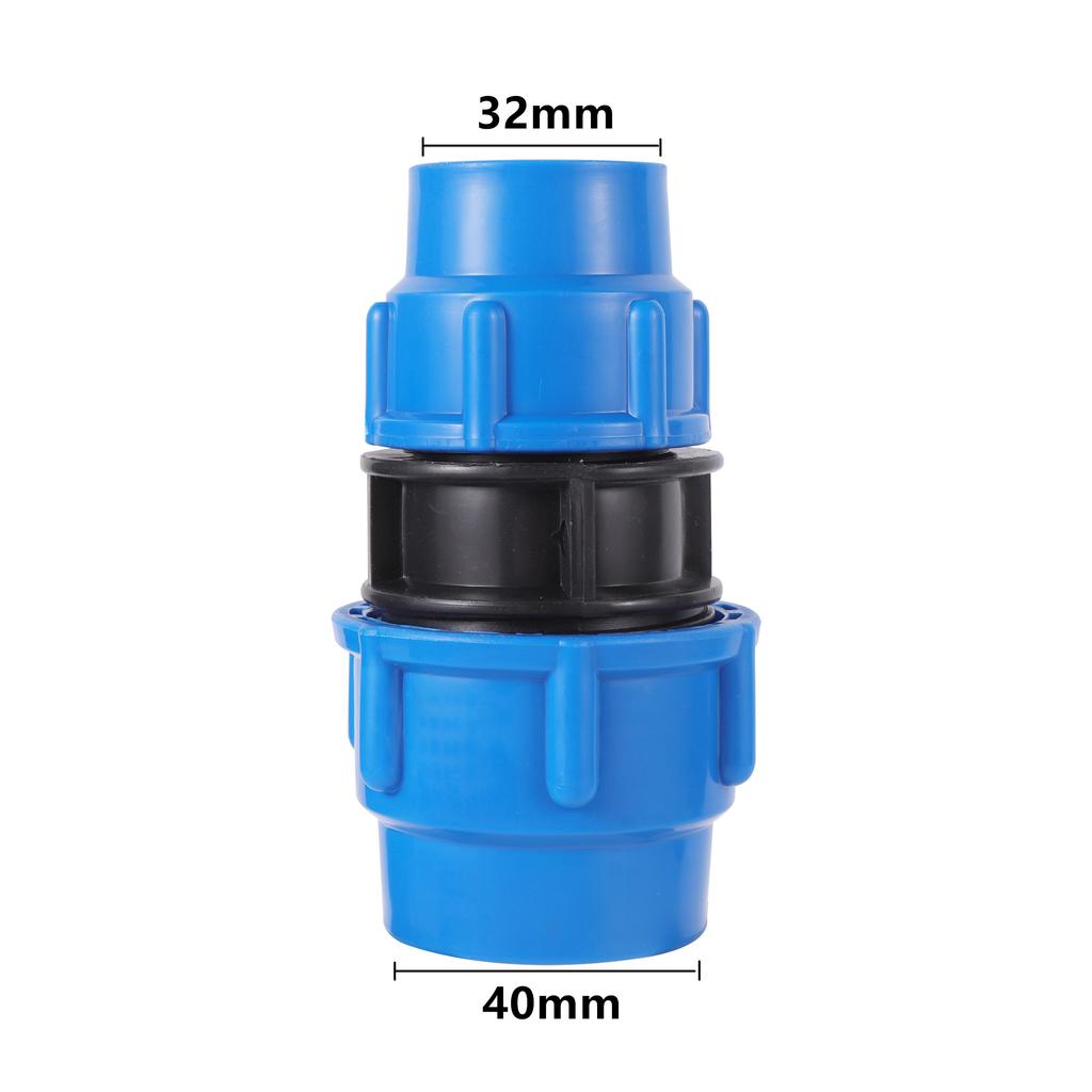 20/25/32/40/50mm PVC PE Tube Tap Water Splitter Quick Reducing Connector Garden Agriculture Irrigation Water Pipe Fittings 1Pc