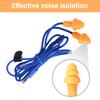 Corded Reusable Ear Plugs Ear Protective for Noise Reduction Factory Work Ear Protective Hearing Protective Ear Buds