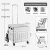 Portable Folding Mini Shopping Cart for Home and Camping Use