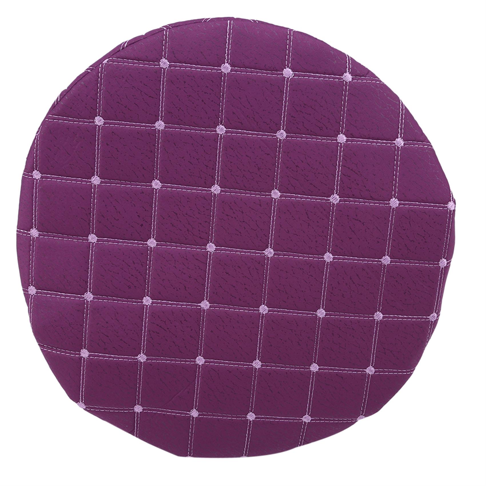 

Чехол на круглый стул, эластичные чехлы на барные стулья, вращающийся чехол для парикмахерской, утолщенная ткань, защитное покрытие для сиденья отеля фиолетовый