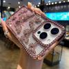 3D Fashion Electroplate Butterfly Glitter Diamond Phone Case for IPhone 17 16 Pro Max 15 14 13 12 11 Transparent Back Cover