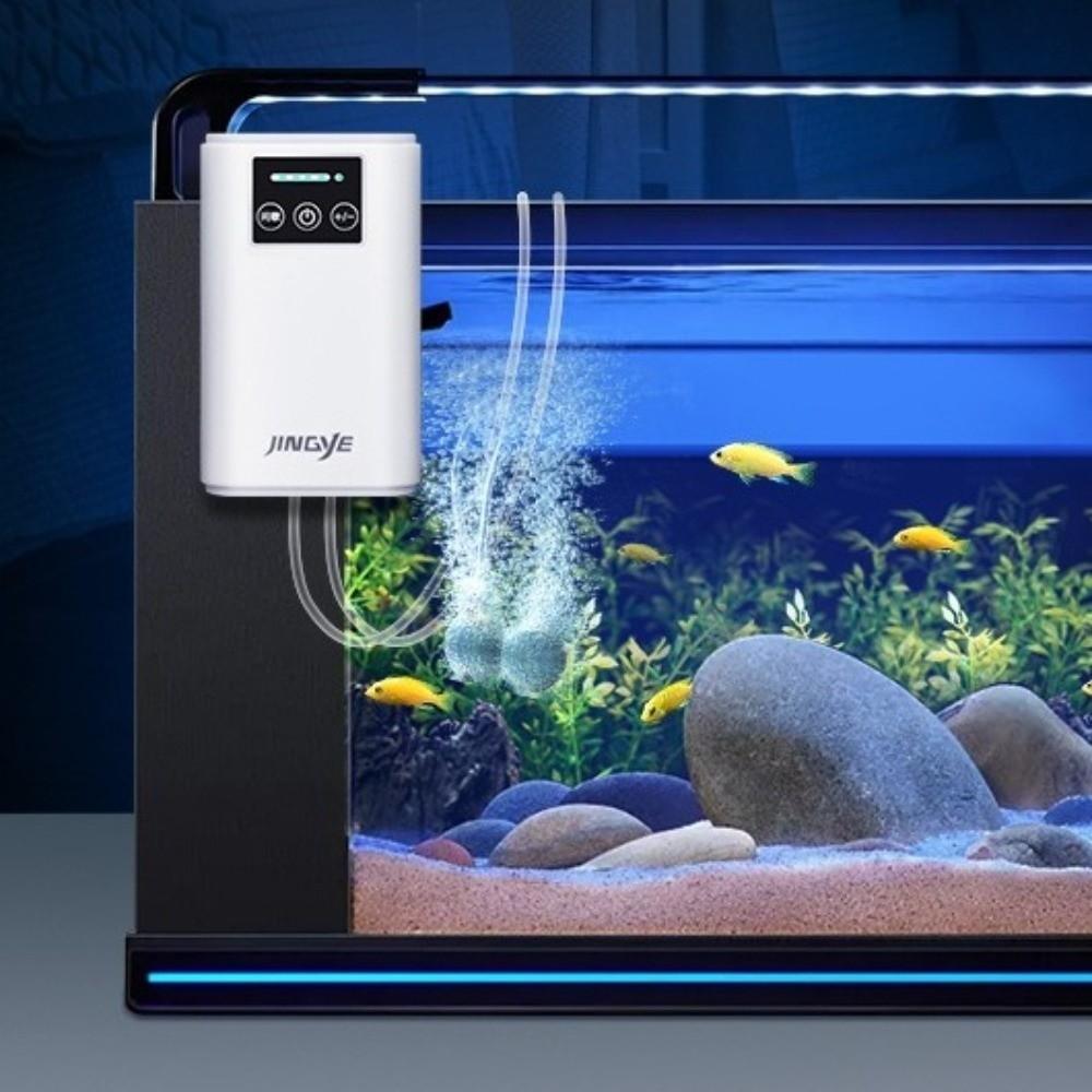 Ultra-Quiet Aquarium Oxygen Pump Low Noise Fishing Oxygen Pump Fish Tank Aerator  Outdoor Fishing