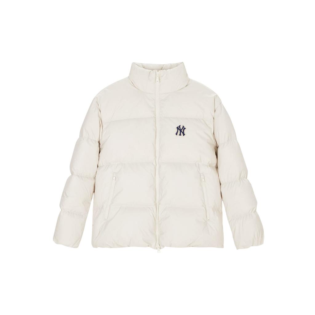 MLB New York Yankees Daunenjacken Unisex Elfenbein Stehkragen Verdickte Pufferjacke 3ADJM0636-50IVS