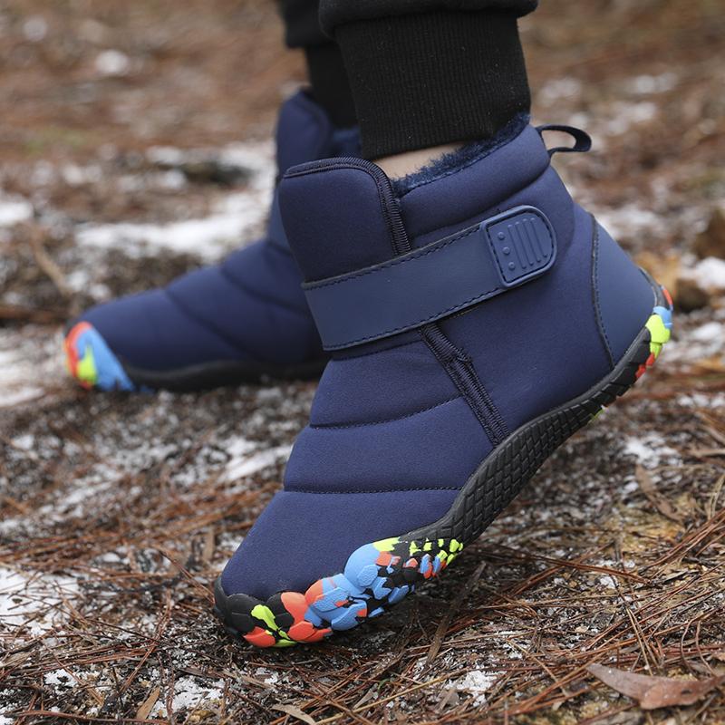 Kinder Schneestiefel Bequeme Kinderstiefel Outdoor Wasserdicht Rutschfest Jungen Warme Plüschstiefel Mädchen Weiches Fell Winter Warme Stiefel