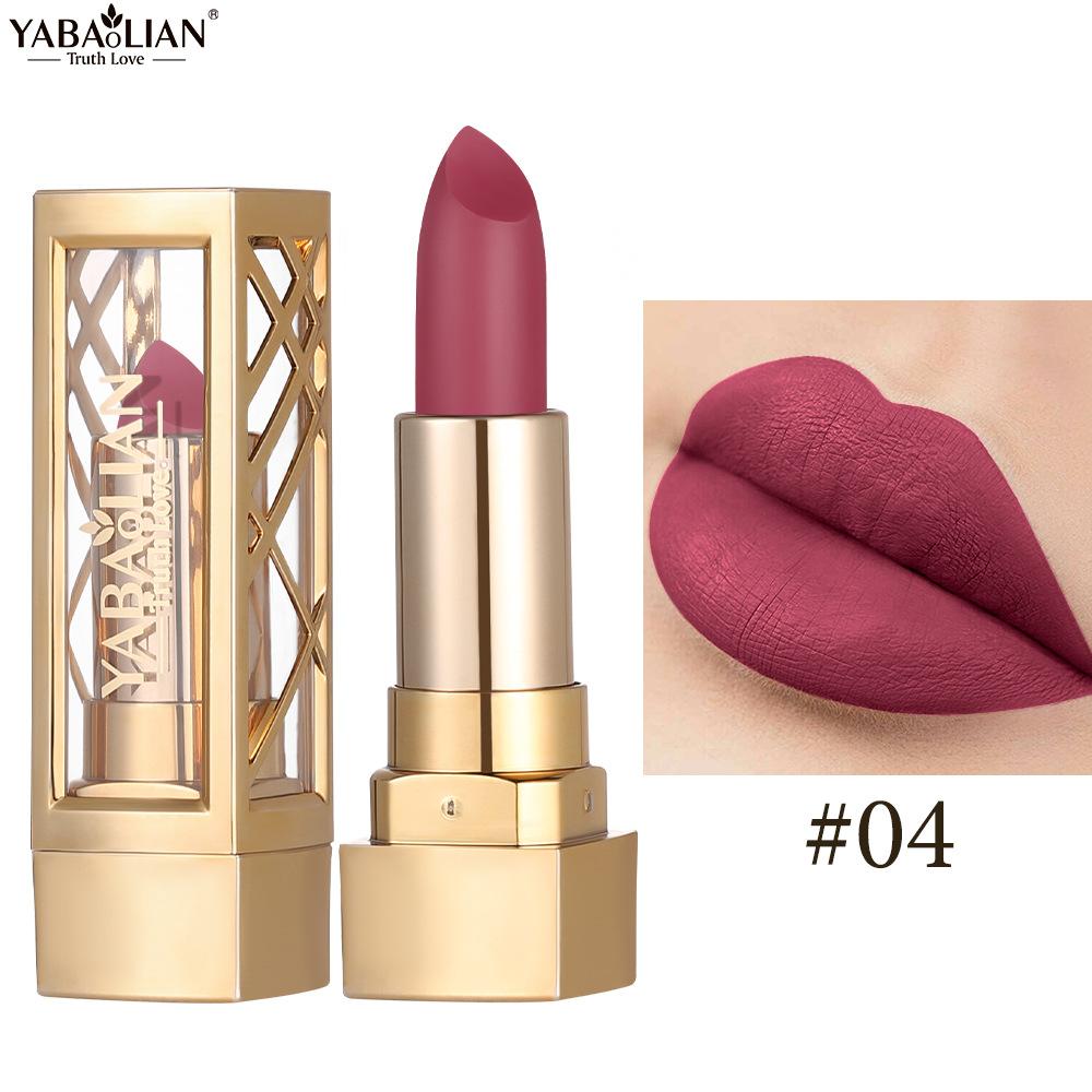 Batom perolado brilhante e veludo com microglitter colorido e batom à prova d'água com espelho perolado e esmalte labial hidratante nude fosco