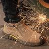 Indestructible Shoes Men Anti Scalding Welding Shoes Anti Impact Anti Puncture Construction Site Work Boots Men Safety Shoes