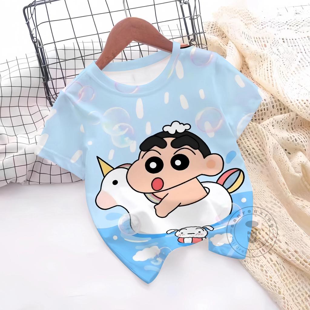 Summer T-Shirt 3D Print Boys Girls T-Shirts Casual Round Neck Short Sleeves Tops Kids Children's Clothing