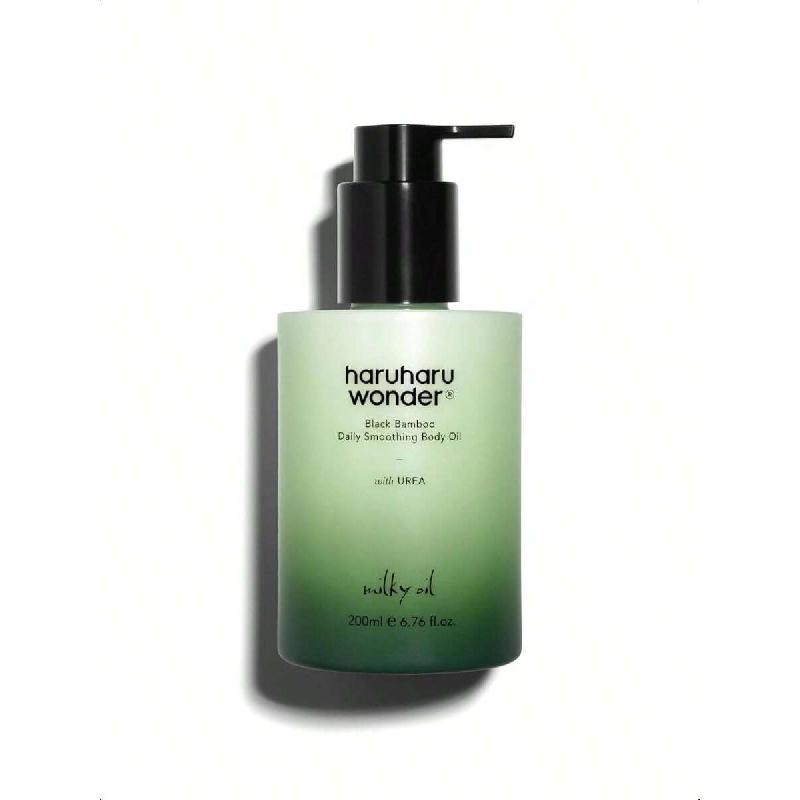 

HaruHaru Wonder Black Bamboo Daily Smoothing Body Oil – Fast Absorption, Lightweight, Non-Greasy, Deeply Hydrating, Locks In Moisture200ml